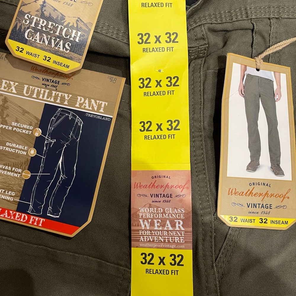 Men Weatherproof utility pants. - Picture 6 of 6